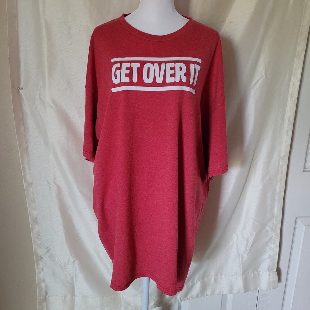 Dom Red Men's T-Shirt - GET OVER IT - Small Defect